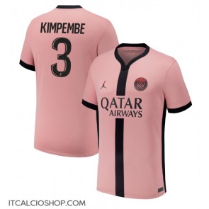 Paris Saint-Germain Presnel Kimpembe #3 Terza Maglia 2024-25 Manica Corta